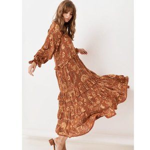 NWOT Spell Aurora Gown Size S in Burn Ember